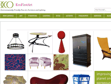 Tablet Screenshot of ecofirstart.com